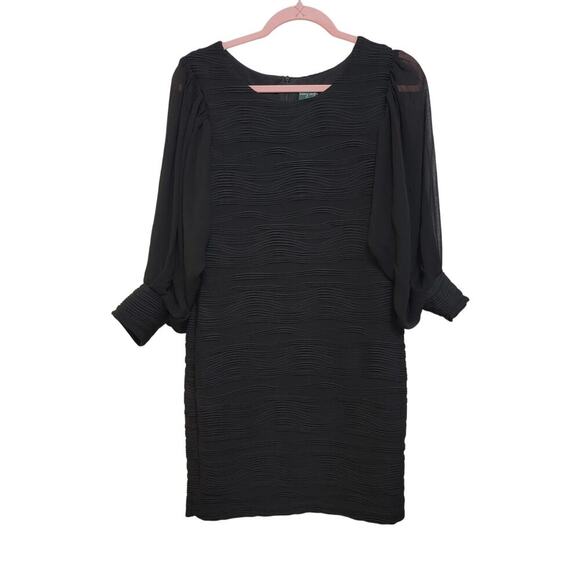 Dramatic Sleeve Mini Dress - Picture 1 of 11